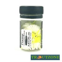 Мягкие приманки Trout Zone Plamp 2.5 White Chartreuse 7шт