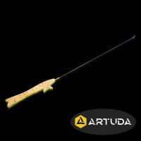 Зимняя удочка Artuda Фокстрот Hard желтая