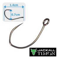 Крючки одинарные Jackall Timon 16CP #9 16шт