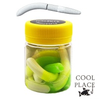 Мягкие приманки Cool Place Buk Stretch 65mm сыр 26 white lemon green