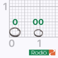 Заводные кольца Rodio Craft Quick Ring #0 8lb 12шт