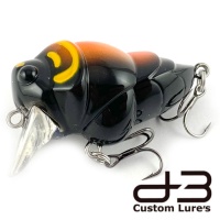 Воблер D-3 Custom Lures Chibi Fukuzemi Shallow 30 14