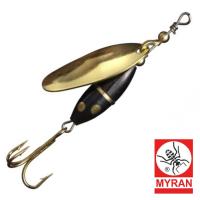 Блесна вертушка Myran Panter 10gr Guld 6483-02