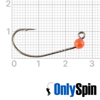 Форелевые джиг-головки OnlySpin Decoy MG-3 #4 2gr оранжевый 3шт