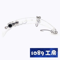 Воблер 1089 Koubou Sakasanyoro Slim 60S 01 Clear