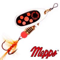 Блесна вертушка Mepps Comet Black Fury Mouche 4 AG 9gr Серебро