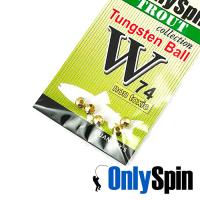 Вольфрамовые головки OnlySpin граненые золото 3mm 0.2gr 5шт