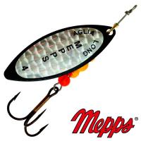 Блесна вертушка Mepps Aglia Long Rainbo 4 NR 17gr Черный
