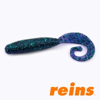 Мягкие приманки Reins FAT G-Tail Grub 3 012 Junebug 12шт