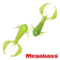 Мягкие приманки Megabass Rock Hog 2.5 chart/green & gold flake 7шт
