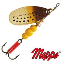 Блесна вертушка Mepps Aglia Fluo 4 9gr Brown