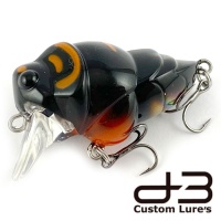 Воблер D-3 Custom Lures Chibi Fukuzemi Shallow 30 02