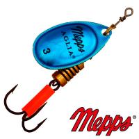 Блесна вертушка Mepps Aglia Platinum 3 6.5gr Bleus