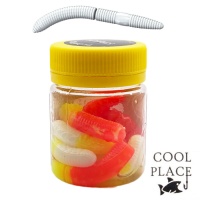 Мягкие приманки Cool Place Buk Stretch 65mm сыр 27 white lemon red