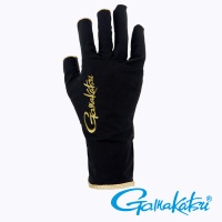 Перчатки Gamakatsu GM7304 UV Cut Gloves Black/Gold LL