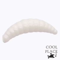 Мягкие приманки Cool Place Maggot 40mm сыр 01 white
