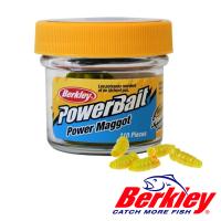 Мягкие приманки Berkley Power Maggot Yellow 110шт