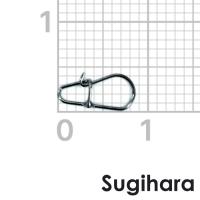 Застежка Sugihara Wide Snap Standart #00 7kg 10шт