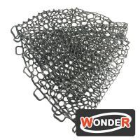 Сетка силиконовая для форелевых подсаков Wonder #black WG-LNT10B