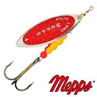 Блесна вертушка Mepps Aglia Long Redbo 4 AG 17gr Серебро