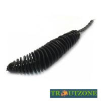 Мягкие приманки Trout Zone Plamp 2.5 Black 7шт