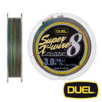 Шнур Duel Super X-Wire 8 300m 5Color-Yellow Marking #1.2 27lb 0.19mm 12kg