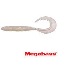 Мягкие приманки Megabass Kemuri Curly 4.5 pearl white 7шт