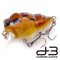 Воблер D-3 Custom Lures Chibi Fukuzemi Shallow 30 10