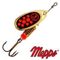 Блесна вертушка Mepps Comet Black Fury 3 OR OR 6.5gr Золото Оранжевый