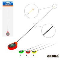 Зимняя удочка Akara Finezza UL 0.7-2.8gr red