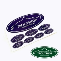 Наклейка Trout Shop Sticker Purple 16.5x12cm