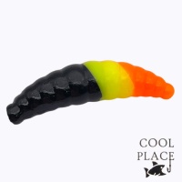 Мягкие приманки Cool Place Maggot Stretch 40mm сыр 23 black lemon orange