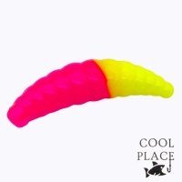 Мягкие приманки Cool Place Maggot Stretch 40mm сыр 24 лимон/розовый
