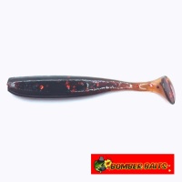 Мягкие приманки Bomber Baits Shiner Micro 35mm 001 UV Motor Oil 10шт