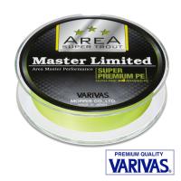 Шнур Varivas Area Super Trout Master Limited Super Premium PE X4 75m neo yellow #0.175 5.5lb 0.069mm 2.5kg