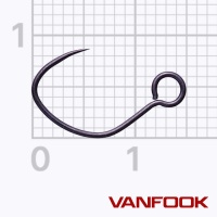 Крючки одинарные Vanfook ME-41B #6 16шт