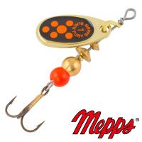 Блесна вертушка Mepps Comet Black Fury 1 OR OR 3.5gr Золото Оранжевый