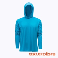 Футболка Grundens Tough Sun Hoodie Azure XL