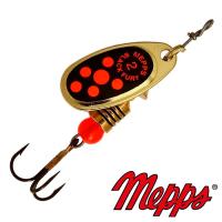 Блесна вертушка Mepps Comet Black Fury 2 OR OR 4.5gr Золото Оранжевый