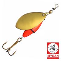 Блесна вертушка Myran Akka Hot 10gr Guld 6563-02