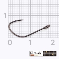 Крючки одинарные ValkeIN Gyro Hook #4 15шт