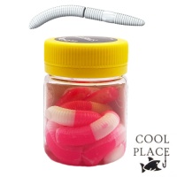 Мягкие приманки Cool Place Buk Stretch 65mm сыр 14 white pink