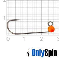 Форелевые джиг-головки OnlySpin Hayabusa JH777-BL #5 0.6gr оранжевый 3шт