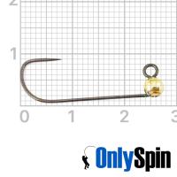 Форелевые джиг-головки OnlySpin Hayabusa JH777-BL #5 0.15gr золотой 3шт