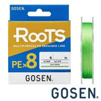 Шнур Gosen Roots PEx8 150m light green #0.8 16lb 0.148mm 7.3kg