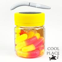 Мягкие приманки Cool Place Buk Stretch 65mm сыр 24 lemon pink