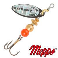 Блесна вертушка Mepps Aglia Long Rainbo 0 NR 2.5gr Черный