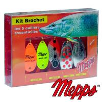 Набор вращающихся блесен Mepps Aglia Kit Brochet