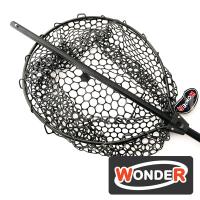 Подсак силиконовый для форели Wonder 1.7m black WG-LNT-007