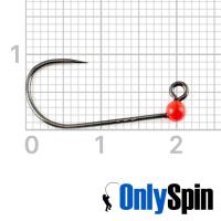 Форелевые джиг-головки OnlySpin Decoy AH-12 безбородые #6 0.4gr красный 3шт